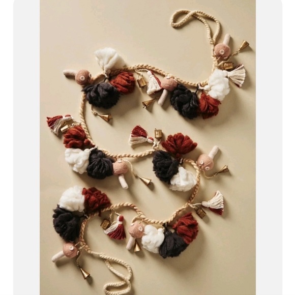 New🌟 Anthropologie Brenn Murano Wool Garland - Picture 2 of 4